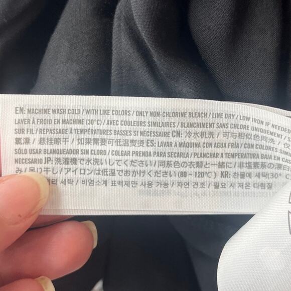 Abercrombi & Fitch Boho Floral Romper Sz S Indie Cottagecore Romantic Ruffle Tie - Picture 11 of 12